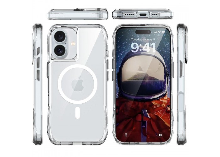 Чохол TPU Space Octagon with MagSafe для Apple iPhone 17 (6.3