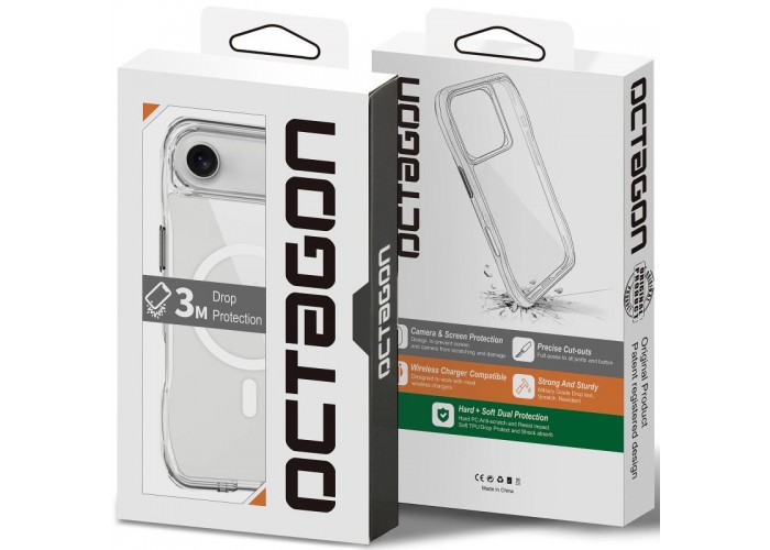 Чохол TPU Space Octagon with MagSafe для Apple iPhone 17 Air (6.5