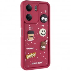Чохол TPU Toys Case для Xiaomi Redmi 13C / Poco C65  Red / Always Happy - 00000072864_9