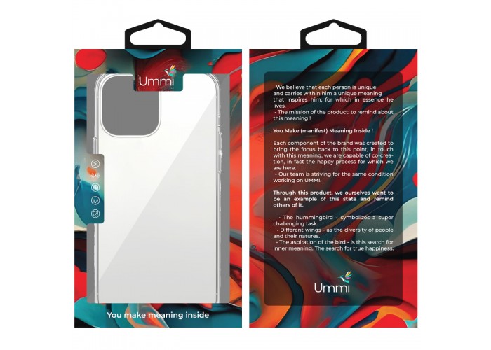 Чохол TPU Ummi transparent для Apple iPhone 15 Plus (6.7