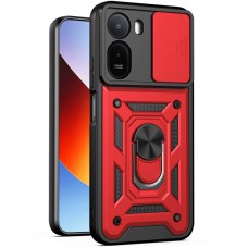 Чохол Ummi Camshield Serge Ring для Xiaomi Redmi A7 Pro 4G / Poco C81 / C81 Pro  Червоний / Red - 00000087098_4