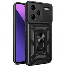 Чохол Ummi Camshield Serge Ring для Xiaomi Redmi Note 13 Pro+  Чорний - 00000080811_7