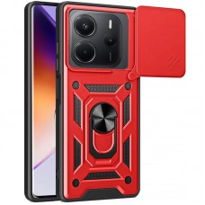 Чохол Ummi Camshield Serge Ring для Xiaomi Redmi Note 14 4G (Europe version)  Червоний - 00000080732_4