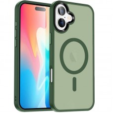 Чохол Ummi Colorful with MagSafe для Apple iPhone 16 (6.1")  Зелений / Dark Green - 00000082699_2
