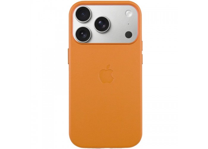 Чохол шкіряний Leather Case (AA) with MagSafe and Animation для Apple iPhone 17 Pro Max (6.9