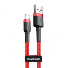 Дата кабель Baseus Cafule Lightning Cable 1.5A (2m) (CALKLF-C)  Червоний / Чорний - 00000038235_2