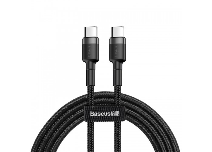 Дата кабель Baseus Cafule Type-C to Type-C Cable PD 2.0 60W (2m) (CATKLF-H)