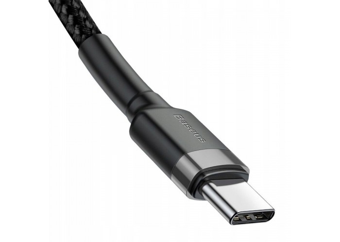Дата кабель Baseus Cafule Type-C to Type-C Cable PD 2.0 60W (2m) (CATKLF-H)