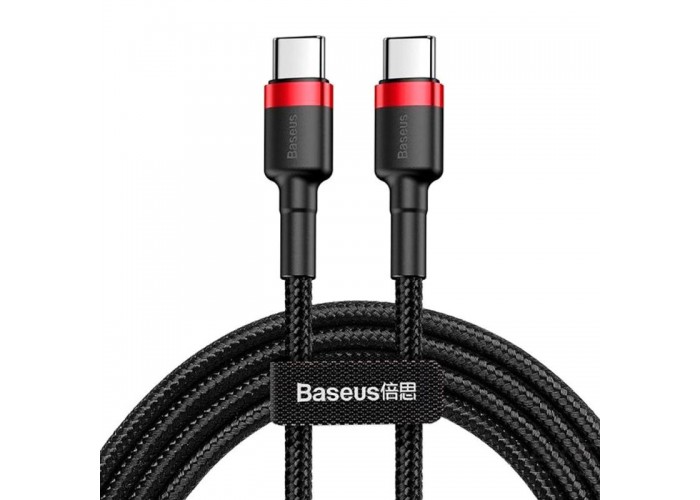Дата кабель Baseus Cafule Type-C to Type-C Cable PD 2.0 60W (2m) (CATKLF-H)