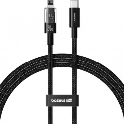 Дата кабель Baseus Gem Fast Charging Type-C to Lightning 20W (2m) (P10373001211-01)  Cluster Black - 00000080453_1