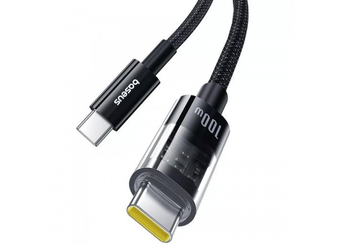 Дата кабель Baseus Gem Fast Charging Type-C to Type-C 100W (2m) (P10373000111-01)
