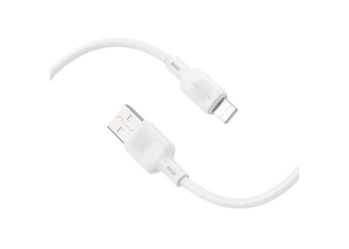 Дата кабель Borofone BX113 Lenny USB to Lightning 2.4A (1m)