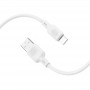 Дата кабель Borofone BX113 Lenny USB to Lightning 2.4A (1m)