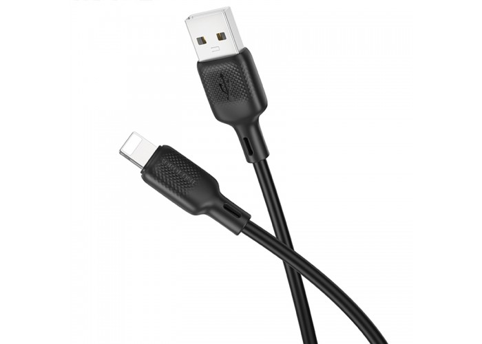 Дата кабель Borofone BX113 Lenny USB to Lightning 2.4A (1m)
