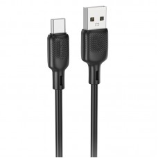 Дата кабель Borofone BX113 Lenny USB to Type-C 3A (2m)  Black - 00000076782_1