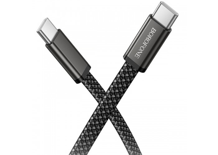 Дата кабель Borofone BX124 Peace Type-C to Type-C 60W (1m)