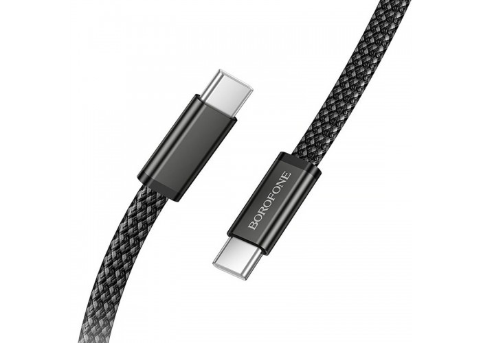 Дата кабель Borofone BX124 Peace Type-C to Type-C 60W (1m)