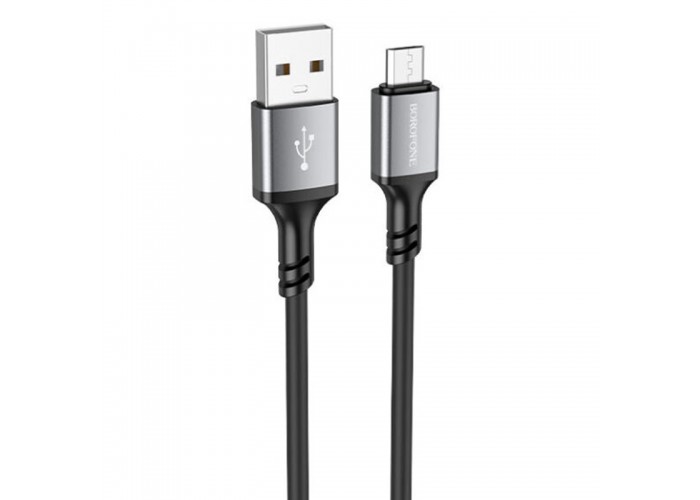 Дата кабель Borofone BX83 Famous USB to MicroUSB 2.4A (1m)