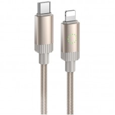 Дата кабель Hoco X117 Star Type-C to Lightning 27W (1m)  Gold - 00000079083_1