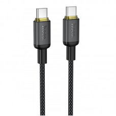 Дата кабель Hoco X128 Benefit Type-C to Type-C 60W (1m)  Black - 00000086524_1