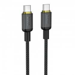 Дата кабель Hoco X128 Benefit Type-C to Type-C 60W (1m)  Black - 00000086524_1