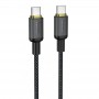 Дата кабель Hoco X128 Benefit Type-C to Type-C 60W (1m)