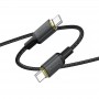 Дата кабель Hoco X128 Benefit Type-C to Type-C 60W (1m)