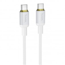 Дата кабель Hoco X128 Benefit Type-C to Type-C 60W (1m)  White - 00000086524_2
