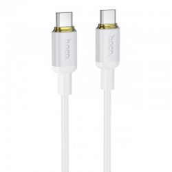 Дата кабель Hoco X128 Benefit Type-C to Type-C 60W (1m)  White - 00000086524_2