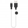 Дата кабель Hoco X21 Plus Silicone MicroUSB Cable (0.25m)