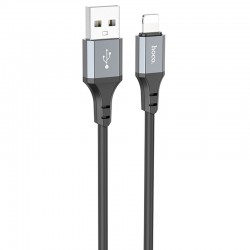Дата кабель Hoco X86 Spear USB to Lightning (1m)  Black - 00000071262_1