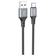 Дата кабель Hoco X86 Spear USB to Type-C (1m)  Black - 00000071261_1