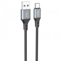 Дата кабель Hoco X86 Spear USB to Type-C (1m)  Black - 00000071261_1