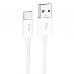 Дата кабель Hoco X87 Magic silicone USB to Type-C (1m)  White - 00000077110_1
