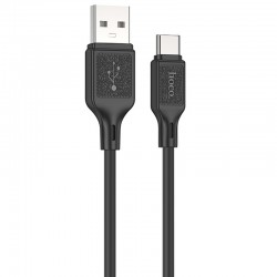 Дата кабель Hoco X90 Cool silicone USB to Type-C (1m)  Black - 00000071075_2