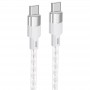 Дата кабель Hoco X99 Crystal Junction Type-C to Type-C 60W (1m)