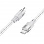Дата кабель Hoco X99 Crystal Junction Type-C to Type-C 60W (1m)
