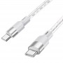Дата кабель Hoco X99 Crystal Junction Type-C to Type-C 60W (1m)