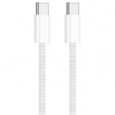 Дата кабель USB-C to USB-C FineWoven 240W for Apple (AAA) (2m) (box)  White - 00000076418_1