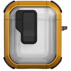 Футляр протиударний Locking Button для навушників Airpods 1/2  Yellow - 00000079155_5