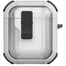 Футляр протиударний Locking Button для навушників Airpods 1/2  White - 00000079155_6