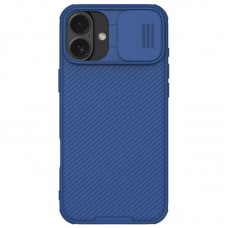 Карбонова накладка Nillkin CamShield Pro Magnetic для Apple iPhone 16 (6.1")  Blue - 00000073660_2