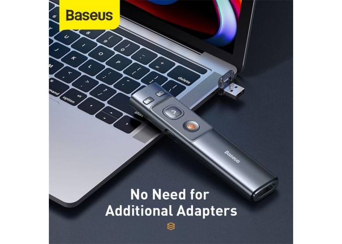 Лазерна указка Baseus Orange Dot Wireless Presenter (Red Laser) (ACFYB-0)