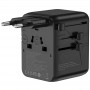 Мережевий універсальний перехідник WIWU UA010 Warrior GaN 45W + 2USB-A/3C