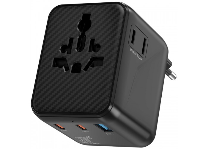 Мережевий універсальний перехідник WIWU UA011 Warrior GaN 25W + 1USB-A/2C