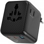 Мережевий універсальний перехідник WIWU UA011 Warrior GaN 25W + 1USB-A/2C