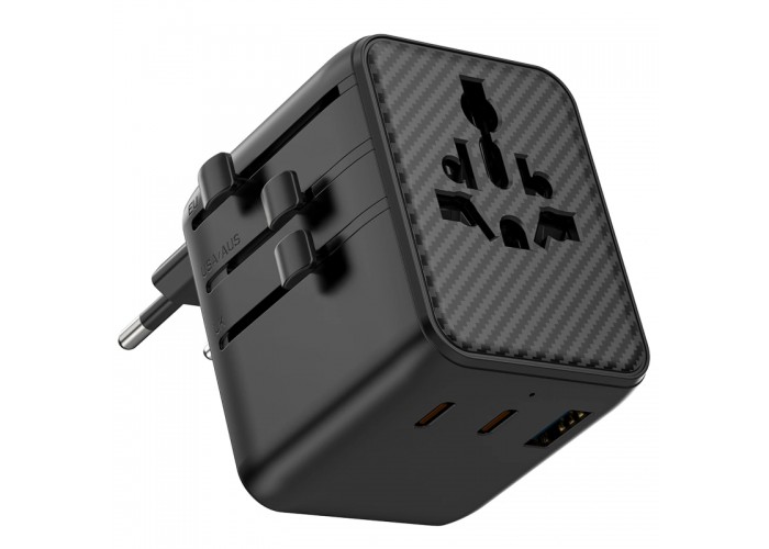 Мережевий універсальний перехідник WIWU UA011 Warrior GaN 25W + 1USB-A/2C