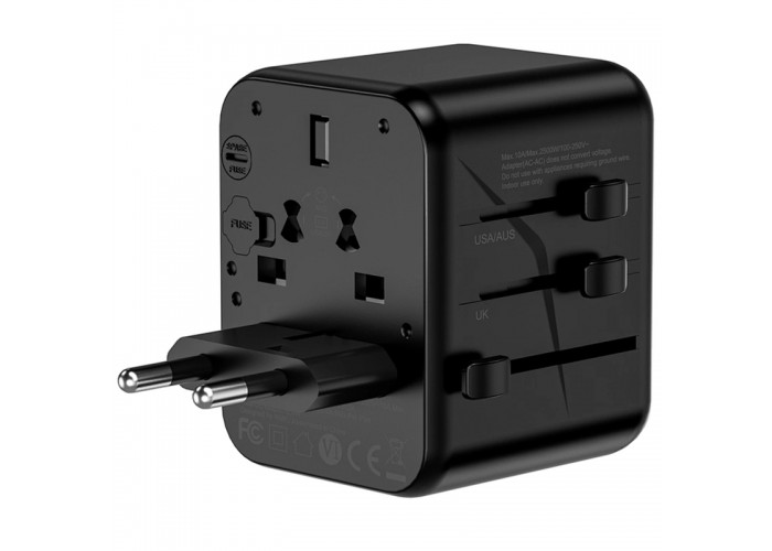Мережевий універсальний перехідник WIWU UA012 Warrior 12W + 1USB-A/1C