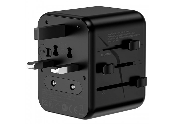 Мережевий універсальний перехідник WIWU UA012 Warrior 12W + 1USB-A/1C