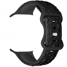 Ремінець Hoco WA30 Flexible series 3D solid color silicone strap для Apple watch 38/40/41mm  Black - 00000080242_1
